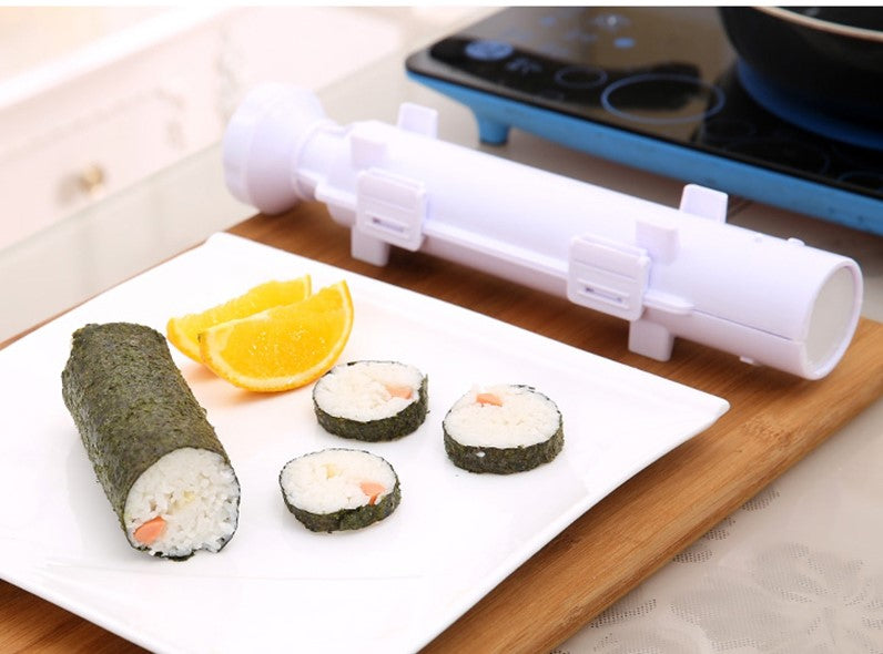 Rouleau à Sushis Bazooka Avec Tapis Bambou - Kit Complet Pour Débutants