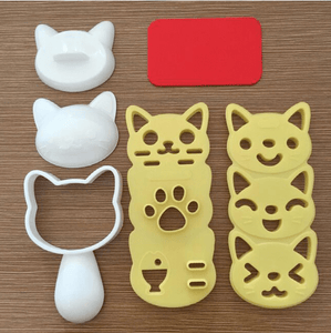 Cute Smiling Cat Sushi Molds