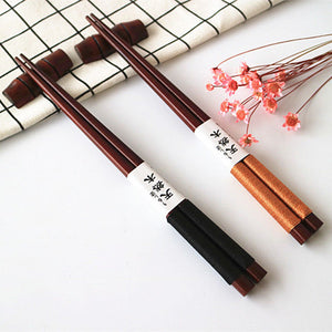 2 Pairs of Handmade Wooden Chopsticks - Sushi Needs